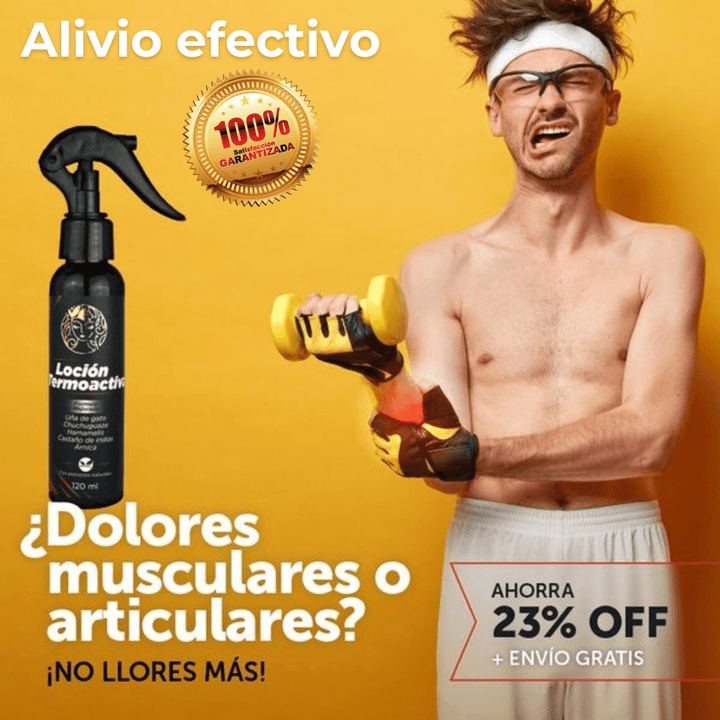 Loción Termoactiva para Dolores Musculares y Articulares ENVÍO GRATIS - Wabily Shop