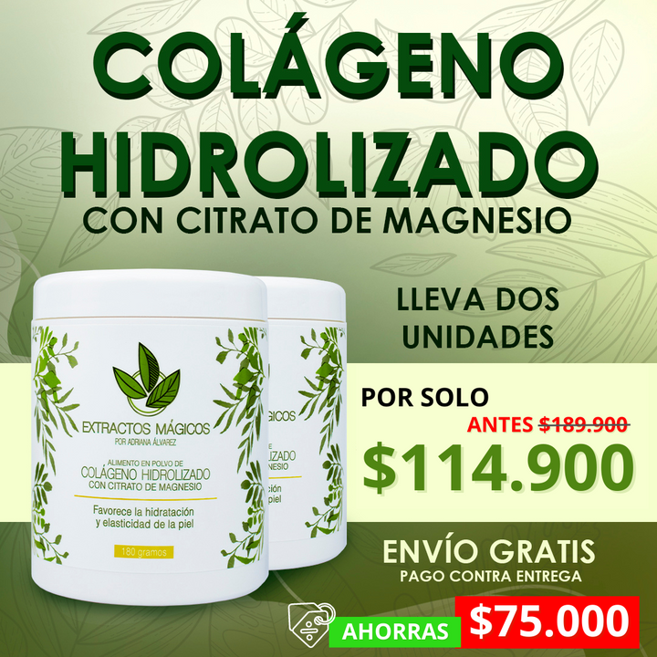 ✨ Exclusivo Colágeno Hidrolizado 100% Natural ENVÍO GRATIS - Wabily Shop